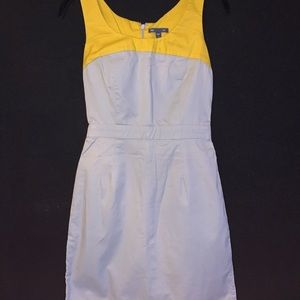 Gap Yellow and Gray Dress